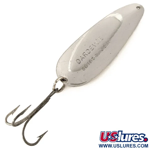 Eppinger Dardevle Lusikka, Vasaroitu nikkeli, 28g, Detroit-leima, #11122