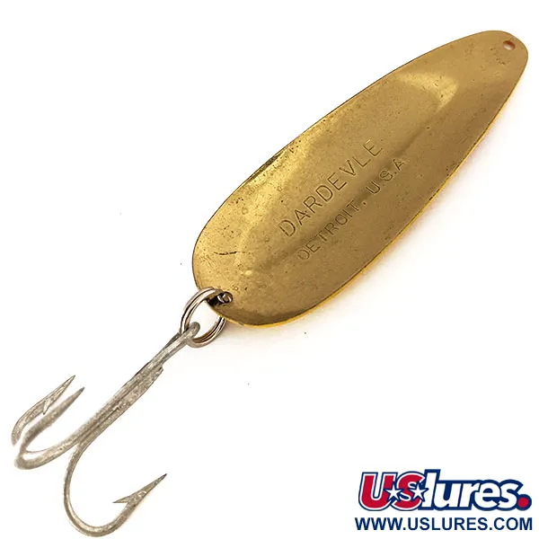 Eppinger Dardevle Lusikkauistin, Kelta-Punainen, 28g, Vintage, #11124