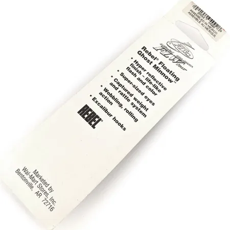 Rebel Floating Ghost Minnow Vaappu, Ghost, 7g, Helistin, #11155