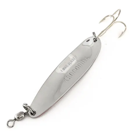 Luhr Jensen Krocodile Die #4 Lusikka, Nikkeli / Punainen, 14g, Heitto, #11177