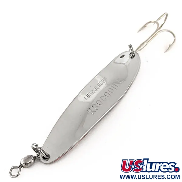 Luhr Jensen Krocodile Die #4 Lusikka, Nikkeli / Punainen, 14g, Heitto, #11177