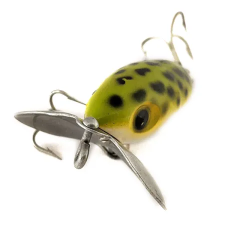 Fred Arbogast Jitterbug Pintaviehe, Frog, 7g, Metallilippa, #11180