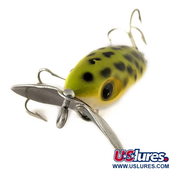 Fred Arbogast Jitterbug Pintaviehe, Frog, 7g, Metallilippa, #11180