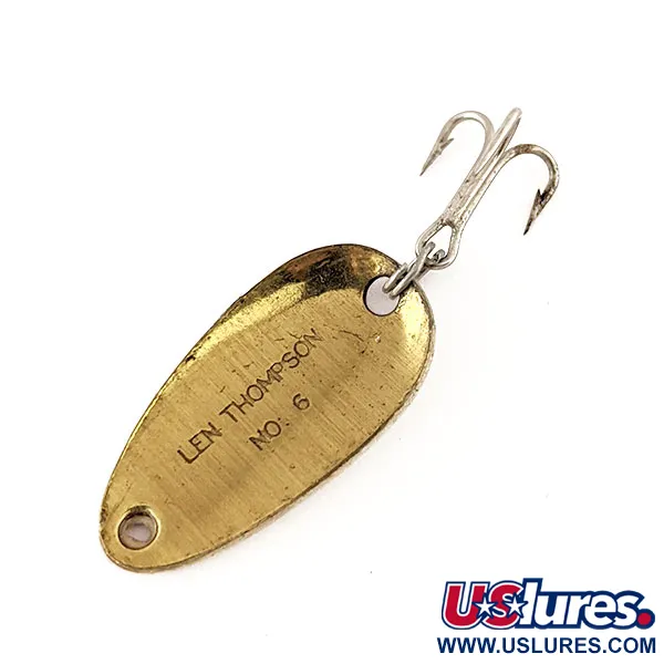 Len Thompson #6 Lusikkauistin, Puna-valkoinen, 3.5g, Klassikko, #11190