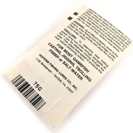 Hopkins Shorty 75 Pystypilkki, Kulta, 21g, Taottu Teräs, #11237