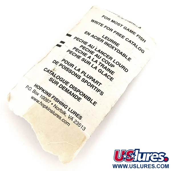 Hopkins Shorty S1 Lusikkauistin, Vasaroitu nikkeli, 9g, #11241