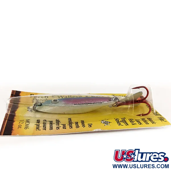 Northland Macho Minnow Jigiviehe, Rainbow Fish, 14g, KickerTail, #11289