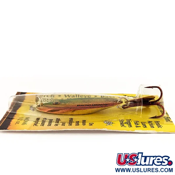 Northland Macho Minnow Viehe, Rainbow Green, 14g, Kicker Tail, #11291