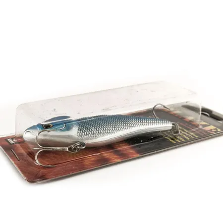 Blaze Rattlesnake Tackle Lipless Crankbait, Sininen/Hopea, 14g, #11914