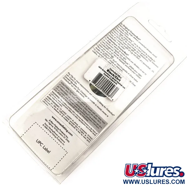 Z-Man Chatterbait Bladed Jig, Nikkeli/Musta, 11g, EZ Skirt, #11297