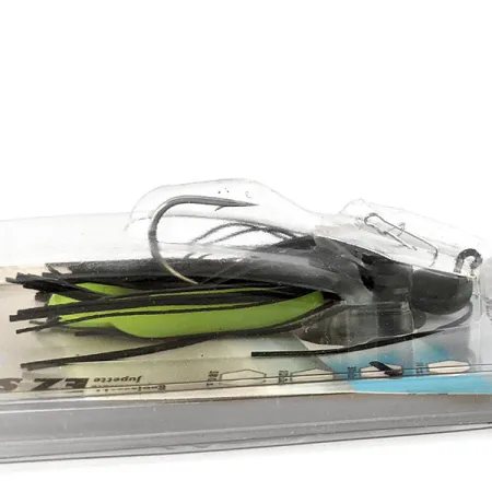 Z-Man Chatterbait Bladed Jig, Nikkeli/Musta, 11g, EZ Skirt, #11297