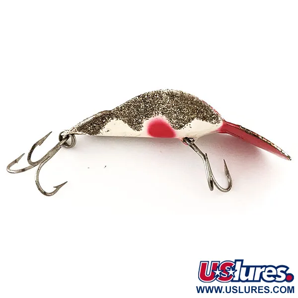 Buck Perry Spoonplug Lusikka, Puna/Valko/Kulta, 10g, #11300