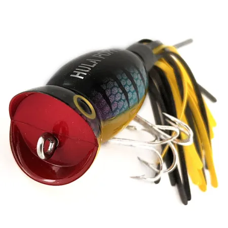 Fred Arbogast Hula Popper Pintaviehe, Tiger, 10g, Kumihapsu, #11302