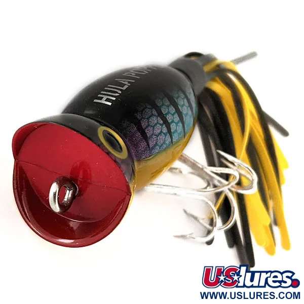 Fred Arbogast Hula Popper Pintaviehe, Tiger, 10g, Kumihapsu, #11302