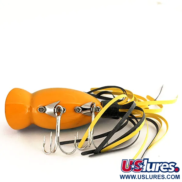 Fred Arbogast Hula Popper Pintaviehe, Tiger, 10g, Kumihapsu, #11302