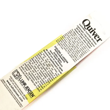 Luhr Jensen Quiver Lusikka, Silver / Orange Stripe, 39g, #11306