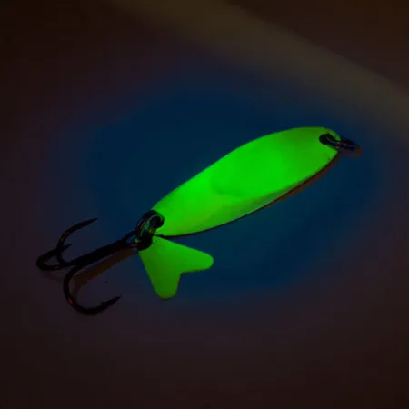 Northland Macho Minnow Pysty, Chartreuse/Rainbow Fish, 17g, UV, #11325