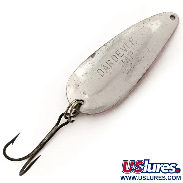 Eppinger Dardevle Imp, 11g, Punainen/Valkoinen/Nikkeli, Lusikkauistin #11340