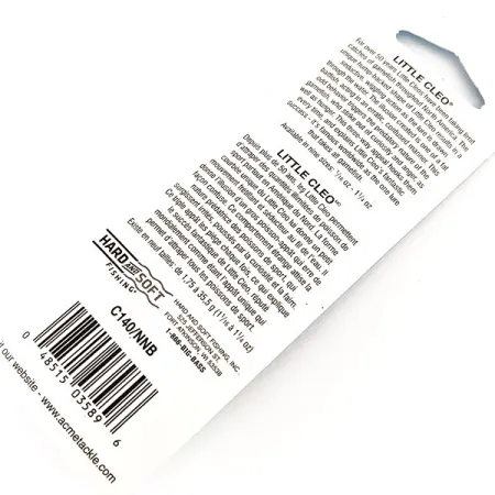 Acme Little Cleo Lusikkauistin, Nikkeli / Sininen, 7g, #11346