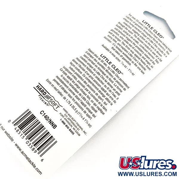 Acme Little Cleo Lusikkauistin, Nikkeli / Sininen, 7g, #11346