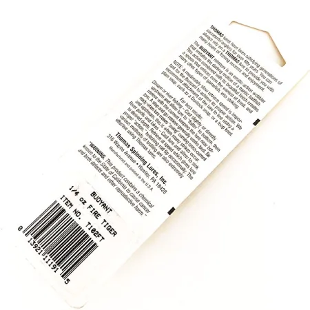 Thomas Buoyant Lusikka, Fire Tiger, 7g, Taimen/Lohi/Kuha, #11349