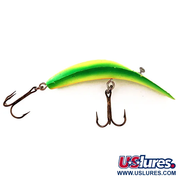 Yakima Bait Flatfish M2 Vaappu, Chartreuse/Oranssi/Vihreä, 17g, #11361