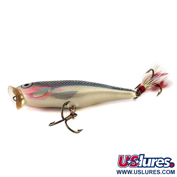 Rapala Skitter Pop SP 07 Pintauistin, Silver Black, 7g, Sulka, #11372