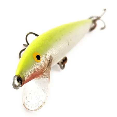 Rapala Original Floater F9 Vaappu, Chartreuse, 4g, Balsa, #11383