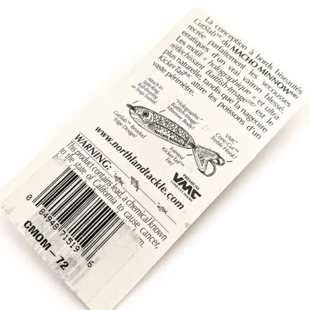 Northland Macho Minnow Jig Lure, Punainen/Vihreä/Kulta, 14g, #11395