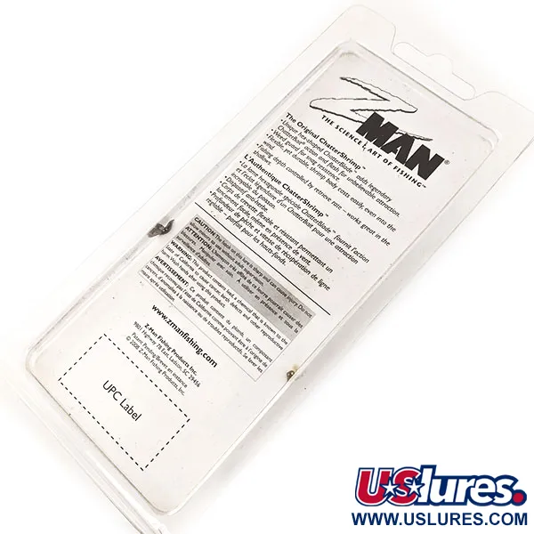 Z-Man Chatter Shrimp Chatterbait, Musta / Kimalle, 14g, Ruohosuoja, #11403