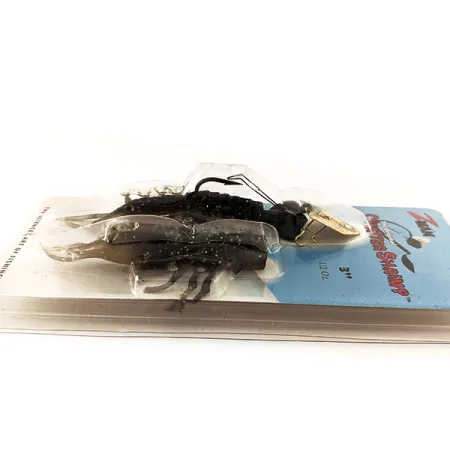 Z-Man Chatter Shrimp Chatterbait, Musta / Kimalle, 14g, Ruohosuoja, #11403