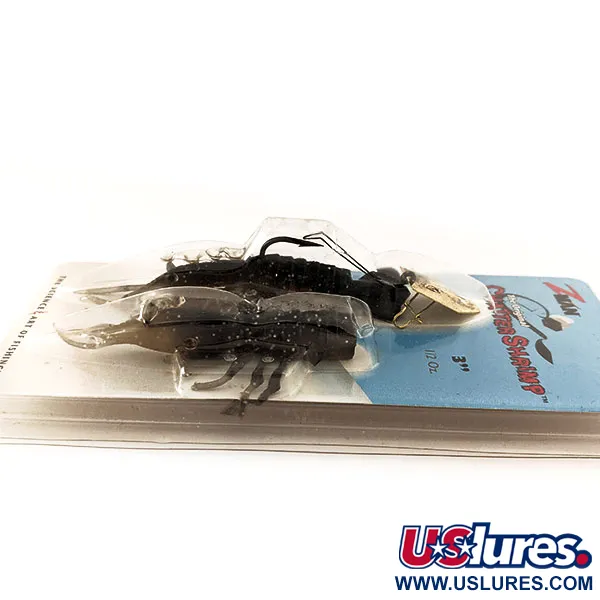 Z-Man Chatter Shrimp Chatterbait, Musta / Kimalle, 14g, Ruohosuoja, #11403