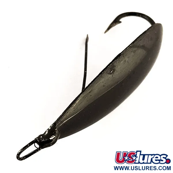 Johnson Silver Minnow Weedless, Musta, 21g, Lusikkauistin, #11431