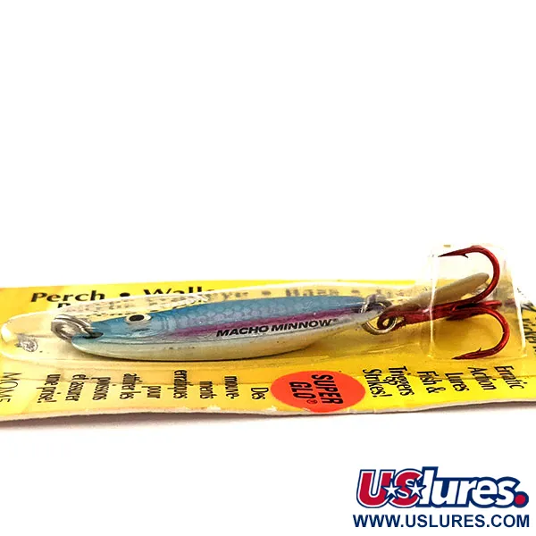 Northland Macho Minnow Pilkki, Sini/Glow, 11g, KickerTail, #11469