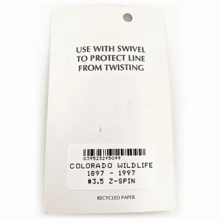 Wittmann Lures Z-Spin Anniversary Lippa, Hopea/Sininen/Kulta, 5g, #11525