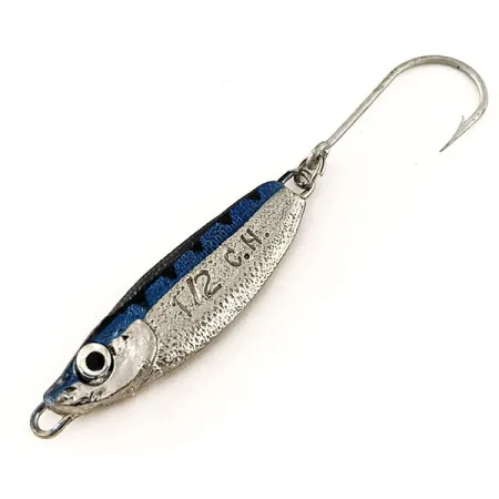 Luhr Jensen Crippled Herring Jigi, Nikkeli/Sininen, 14g, Koukku, #11539