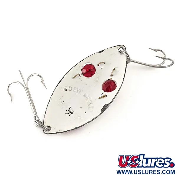 Hofschneider Red Eye Wiggler Lusikka, Puna/Valko, 25g, Silmät, #11541