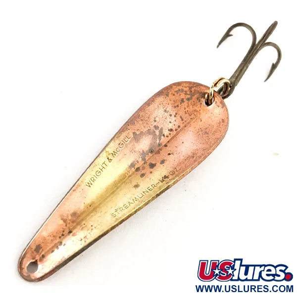 Wright & McGill Streamliner Lusikka, Pronssi, 7g, Vintage, #11544