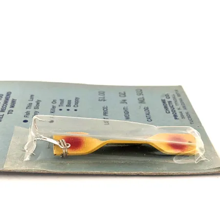 Holt lures Vintage Lusikka, Kelta-Punainen, 7g, Chrome Products Co, #11567