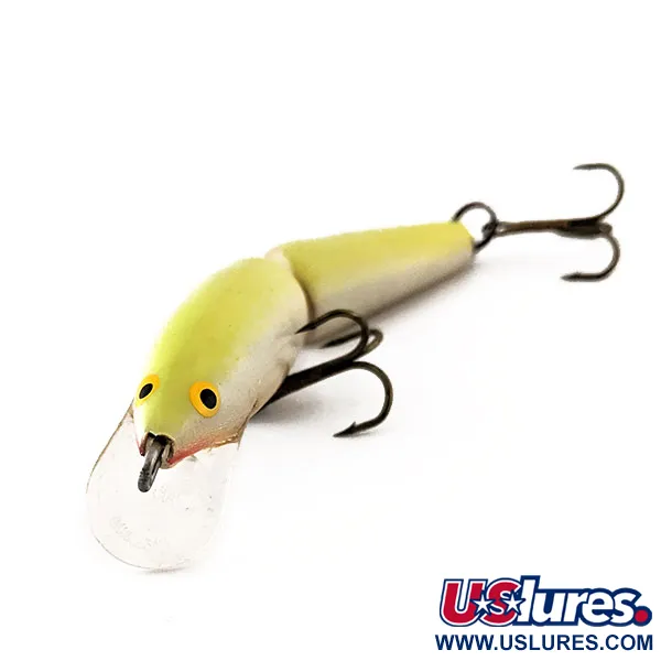 Rapala Jointed J9 Nivelvaappu, Chartreuse, 7g, Balsapuu, #11572