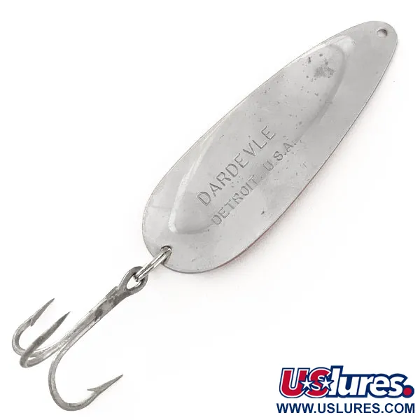 Dardevle Lusikkauistin, Puna/Valko/Nikkeli, 28g, Klassikko, #11582