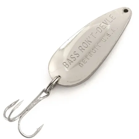 Dardevle Bass Rok'T-Devle Lusikka, Nikkeli, 20g, Detroit-leima, #11601