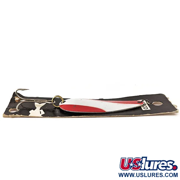 Nebco FlashBait 266 Lusikkauistin, Pun / Valk, 10g, USA, #11623