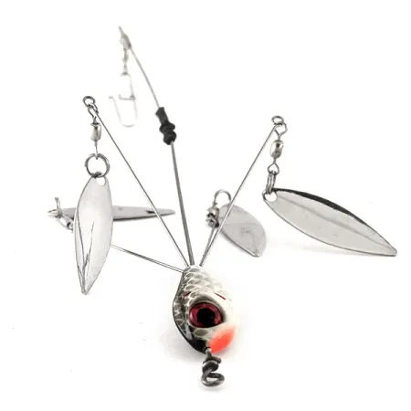 Booyah Boo Rig Alpine Houkutinrivi, Nikkeli, 14g, Willow-lipat, #11625