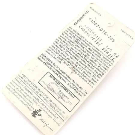 Luhr Jensen Krocodile Lusikka, Nikkeli/Punainen, 4,7g, Fire Stripe, #1003