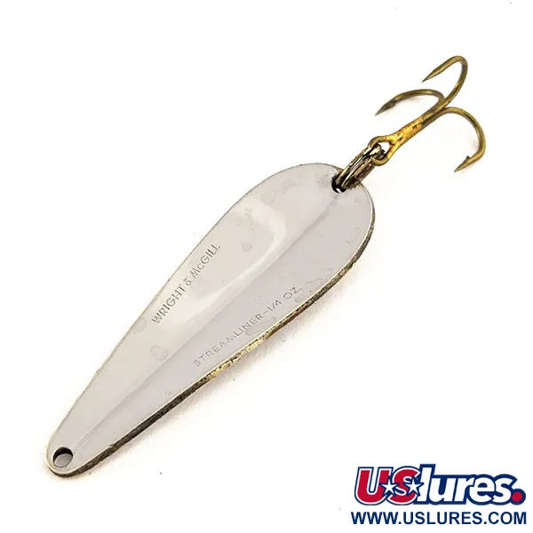 Wright & McGill Streamliner Lusikka, Nikkeli, 7g, Vintage, #11641