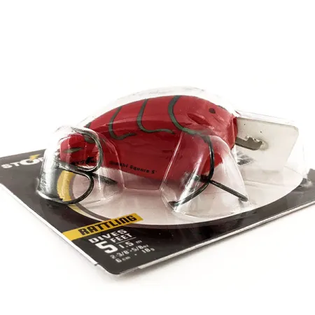 Storm Arashi Rattling Square 5 Crankbait, Red Craw, 18g, räminä, #11672