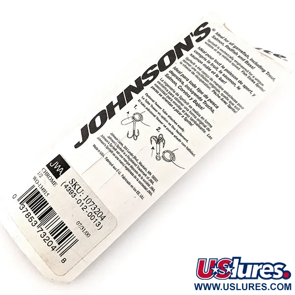 Johnson Sprite Lusikka, Nikkeli, 14,2g, Punainen iskupiste, #11673