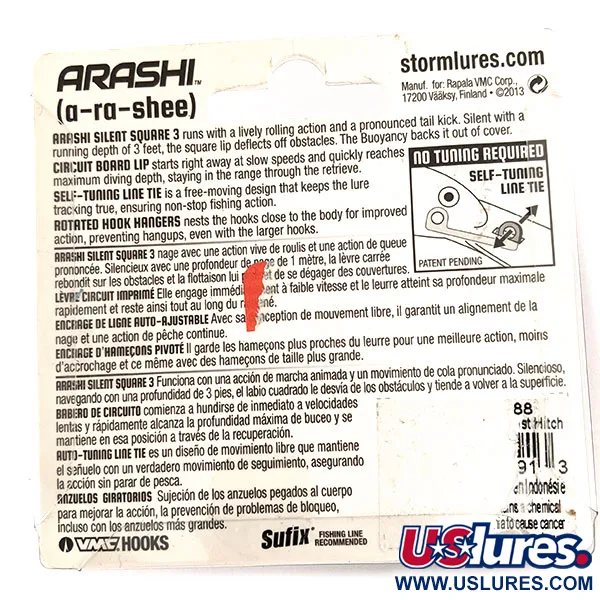 Storm Arashi Silent Square 3 Vaappu, Ghost Hitch, 14g, #11676