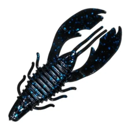 Berkley Havoc Craw Fatty Jigi, Black Blue Fleck, 10cm, #11699